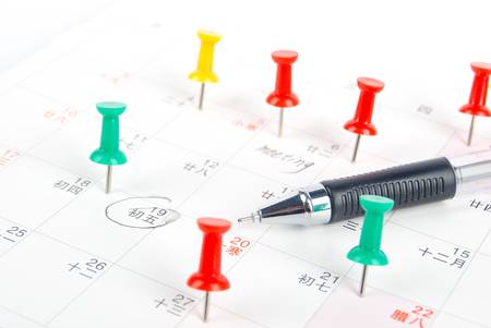 Calendarの写真素材