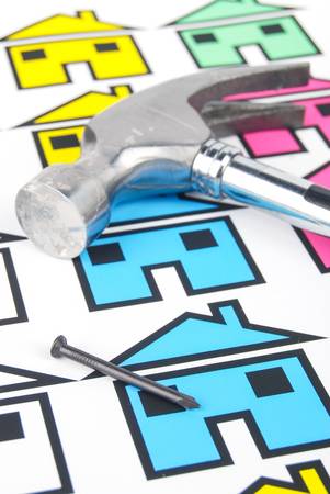 Concept houseの写真素材