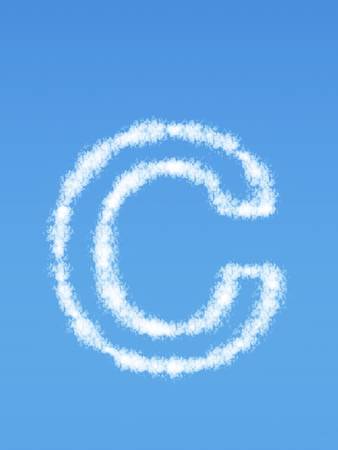 Cloud symbolの写真素材