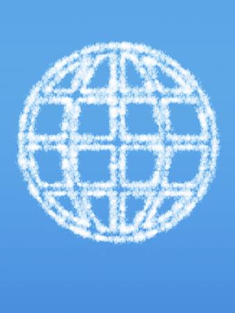 Cloud symbolの写真素材