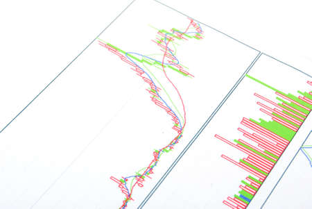 Trend graphの写真素材