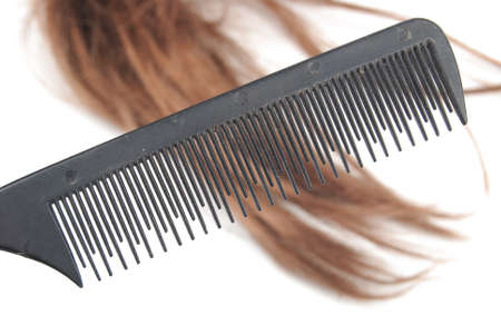 Comb and hairの写真素材