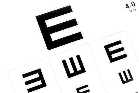 Eye chartの写真素材