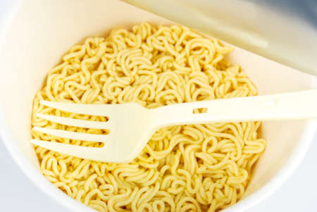 Instant noodlesの写真素材