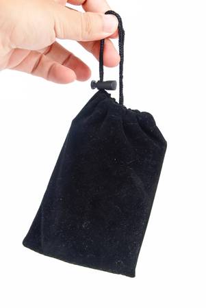 Black pouchの写真素材
