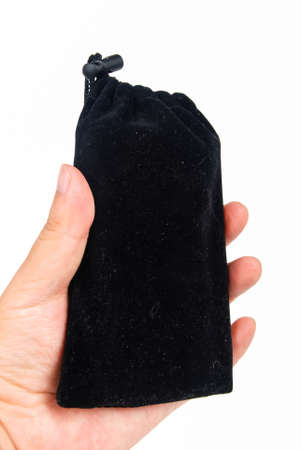 Black pouchの写真素材