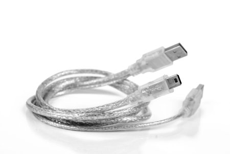 USB cableの写真素材