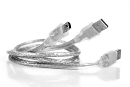 USB cableの写真素材