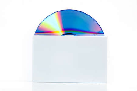 Mobile harddisk with DVDの写真素材