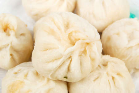 chinese steamed bunsの写真素材