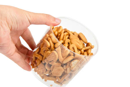 Letter cookiesの写真素材