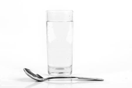 Glass of waterの写真素材