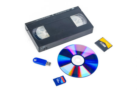 Flash cards and DVD with videotape