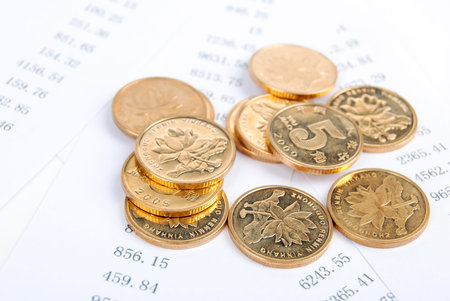 Financial data and coin