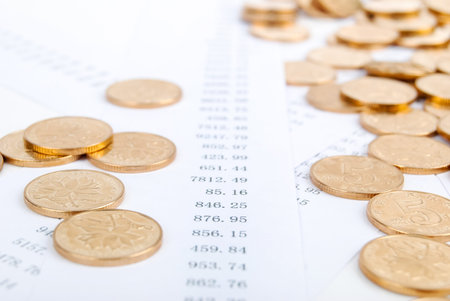 Financial data and coin