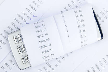 Cellphone with finance chartの写真素材