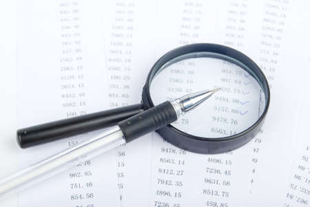 Financial dataの写真素材