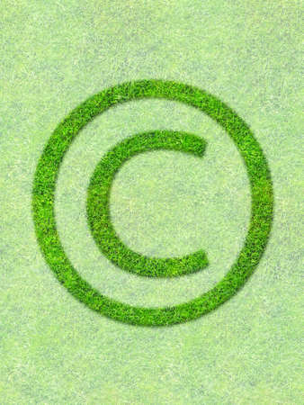 Grass symbolの写真素材