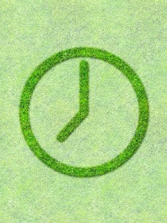 Grass symbolの写真素材