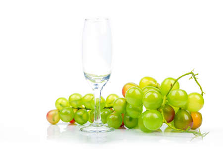 Grape and gobletの写真素材