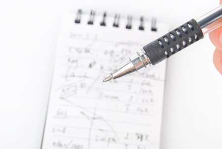 Notebook and pen