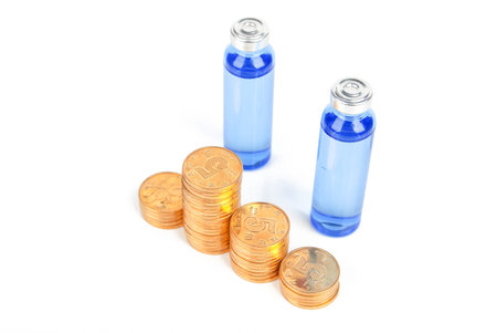 Coin and vial