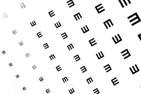 Eye chartの写真素材