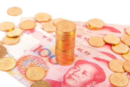 Chinese currencyの写真素材
