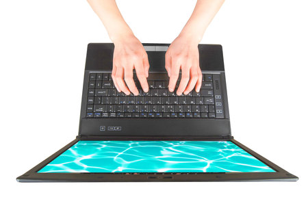 Laptopのeditorial素材