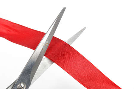 Ribbon cuttingの写真素材