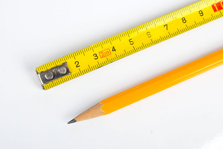 Ruler and pencil