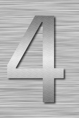 Stainless steel letterの写真素材