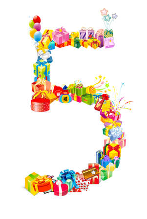 Gift letterの写真素材