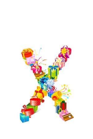 Gift letterの写真素材