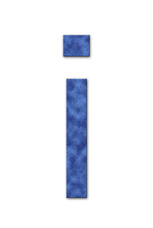 Jeans letterの写真素材