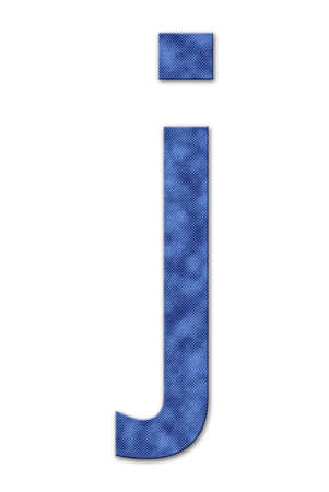 Jeans letterの写真素材
