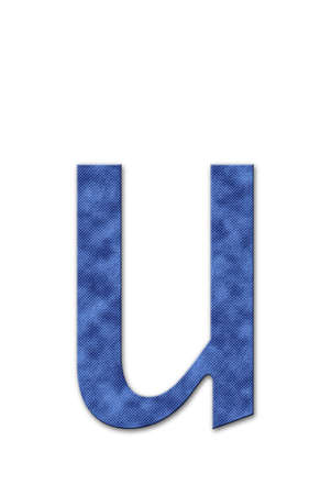 Jeans letterの写真素材