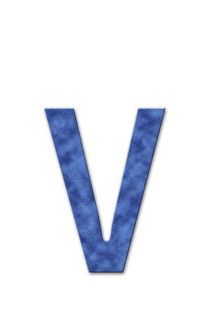 Jeans letterの写真素材