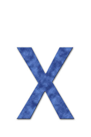 Jeans letterの写真素材