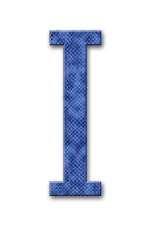 Jeans letterの写真素材