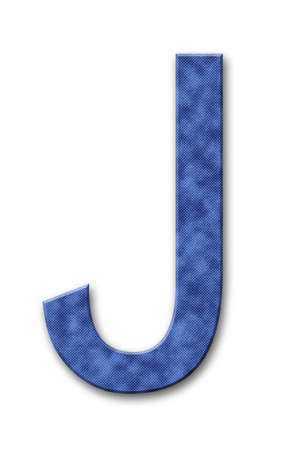 Jeans letterの写真素材