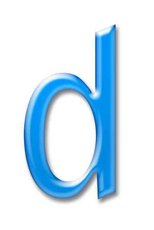 Glass letterの写真素材