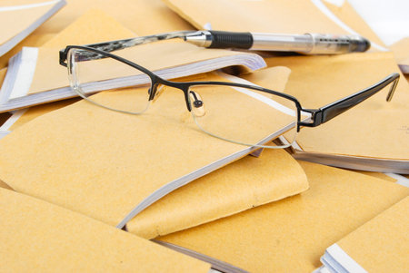Document and glasses