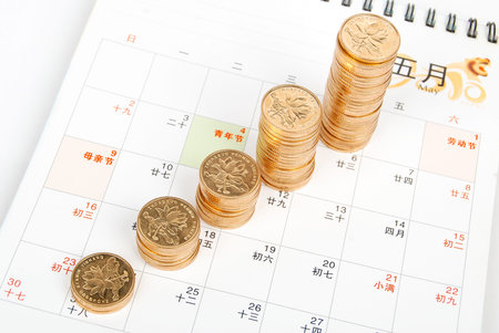 Time is moneyの写真素材