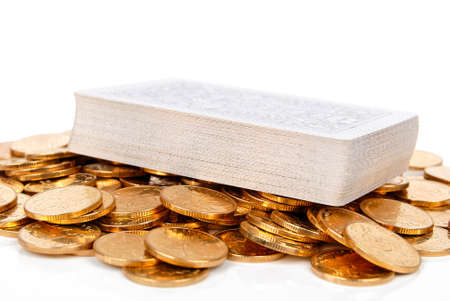 Coin and pokerの写真素材