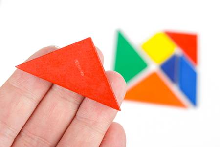 Tangramの写真素材