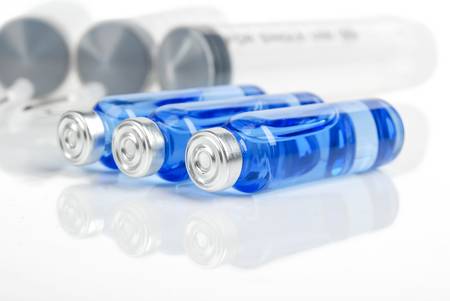 Syringe and vialの写真素材