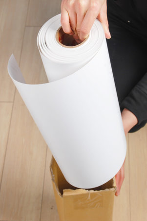 Roll paperの写真素材