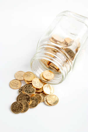 Jar of coinの写真素材