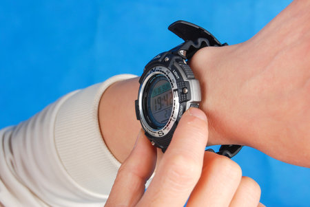Electronic waterproof watch